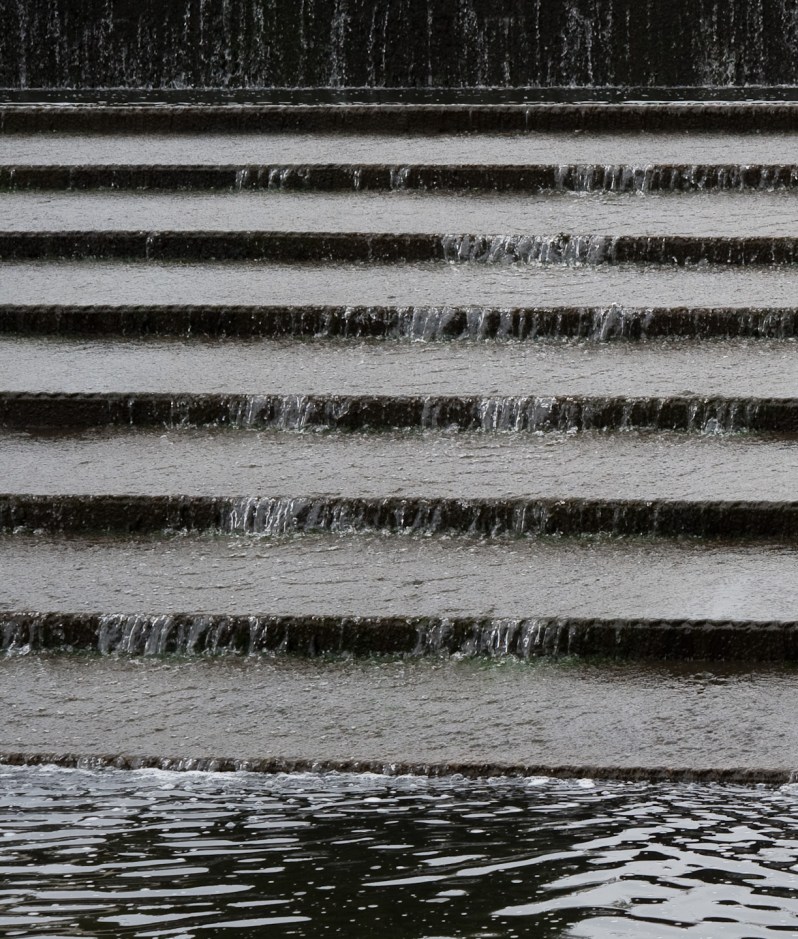Stairs in a fountain